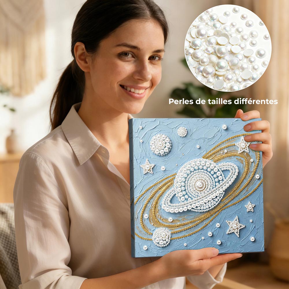 Broderie Diamant | Broderie Perle | Vaisseau Spatial Intergalactique