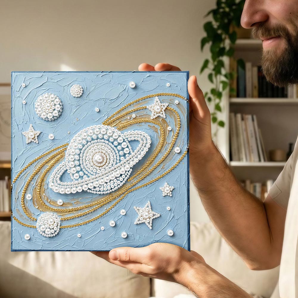 Broderie Diamant | Broderie Perle | Vaisseau Spatial Intergalactique