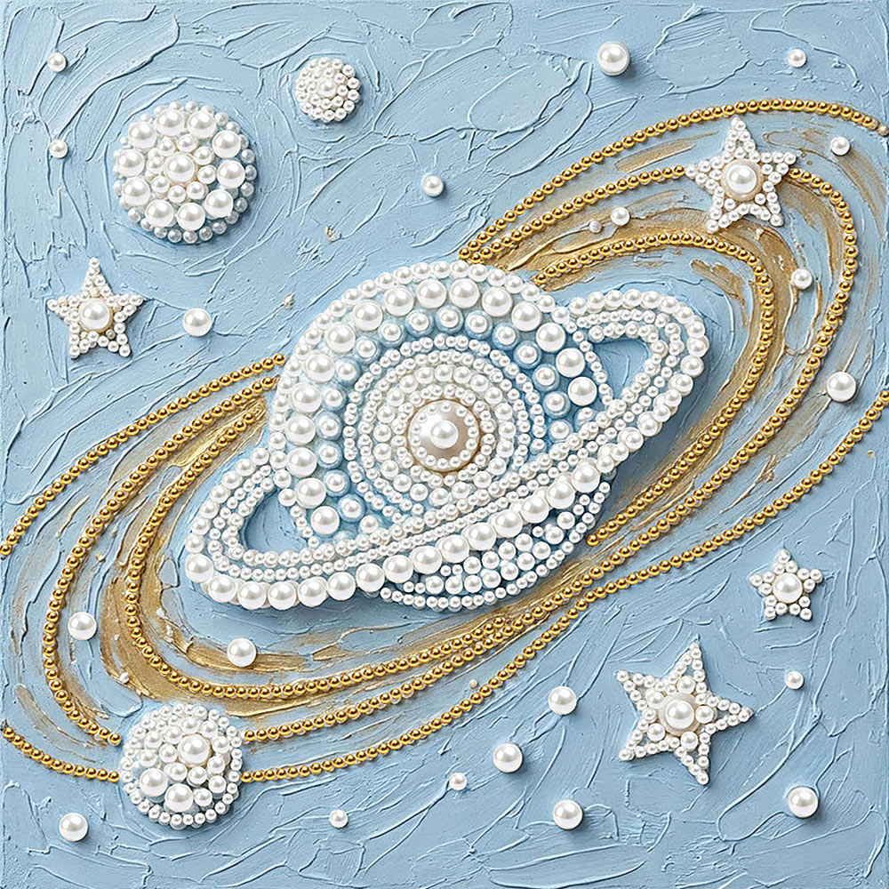 Broderie Diamant | Broderie Perle | Vaisseau Spatial Intergalactique