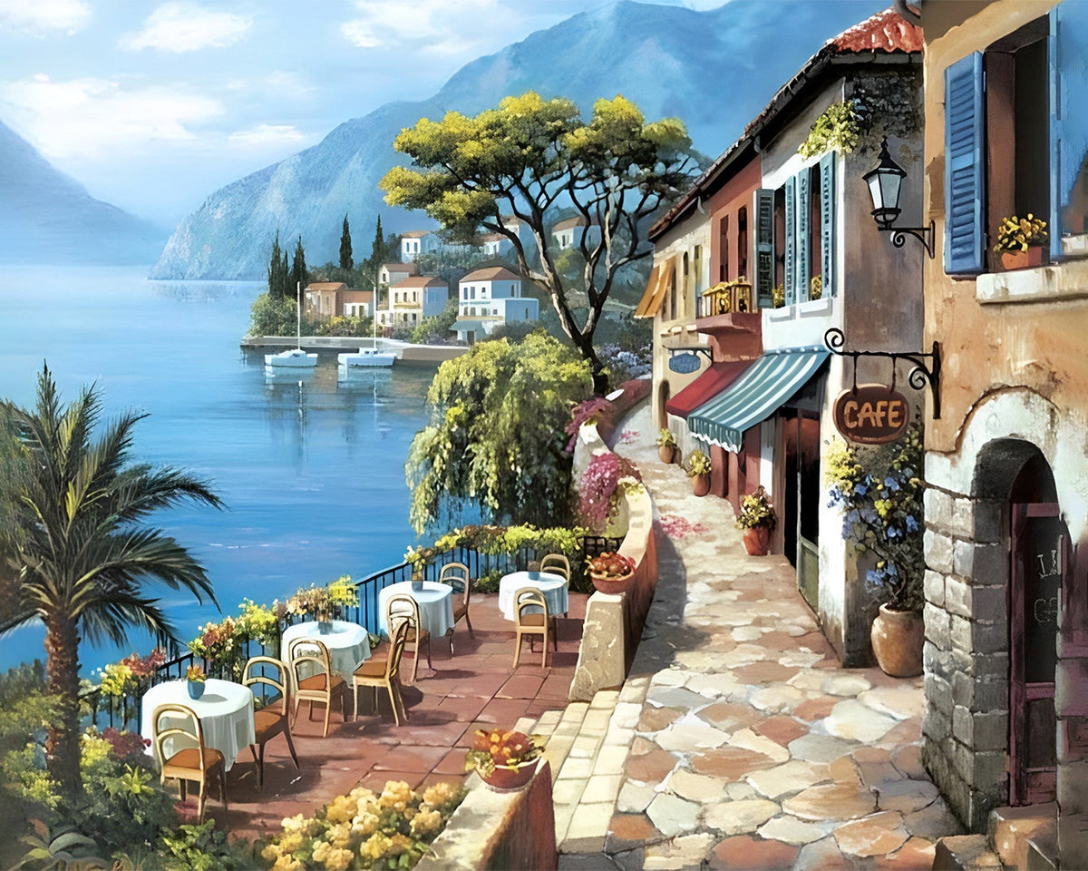 Cafe Côtier Broderie Diamant