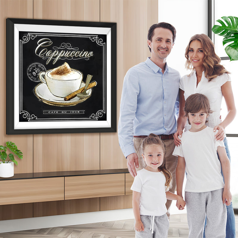 Cannelle Café Broderie Diamant