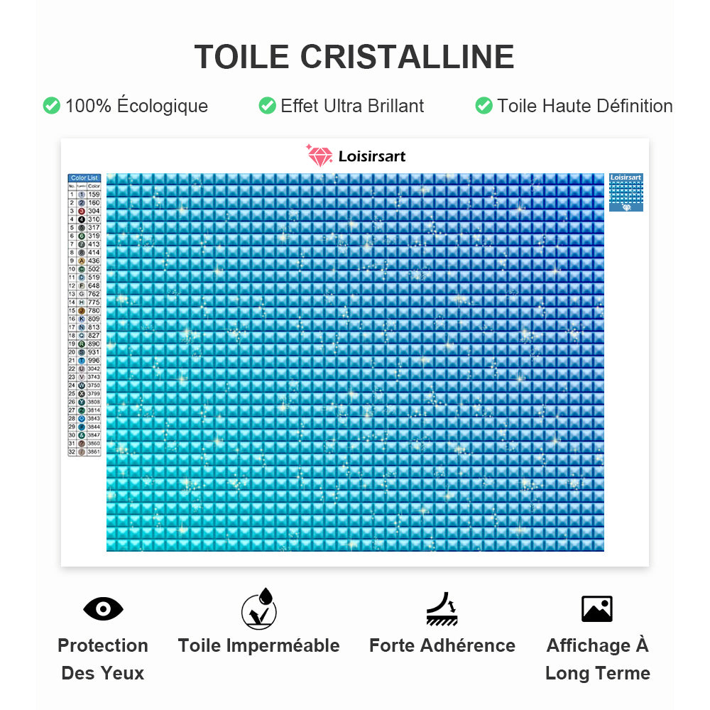 Caractéristiques de la Toile de Broderie Diamant