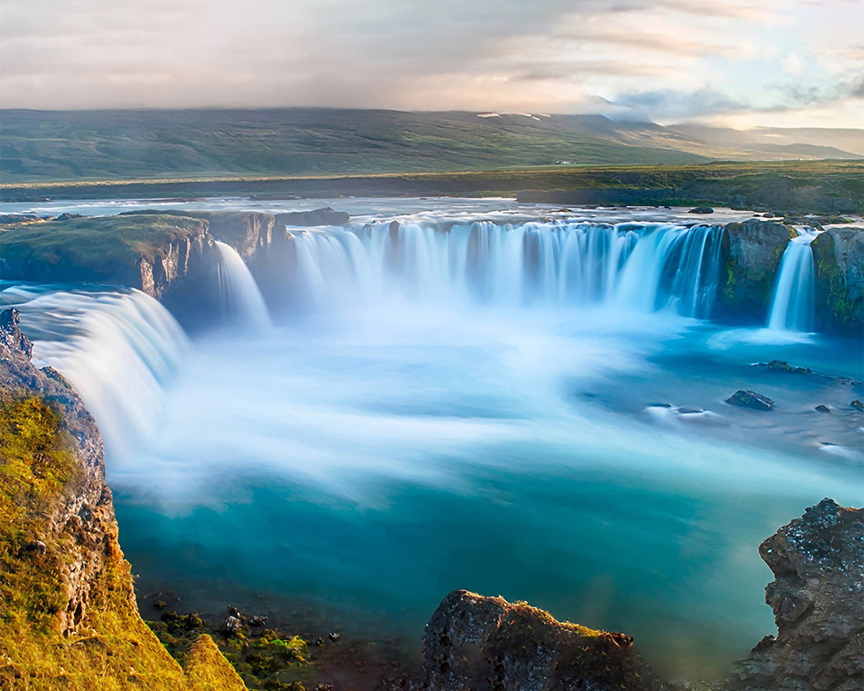 Cascade Marine Broderie Diamant