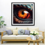 Œil de Dragon Enrage Broderie Diamant