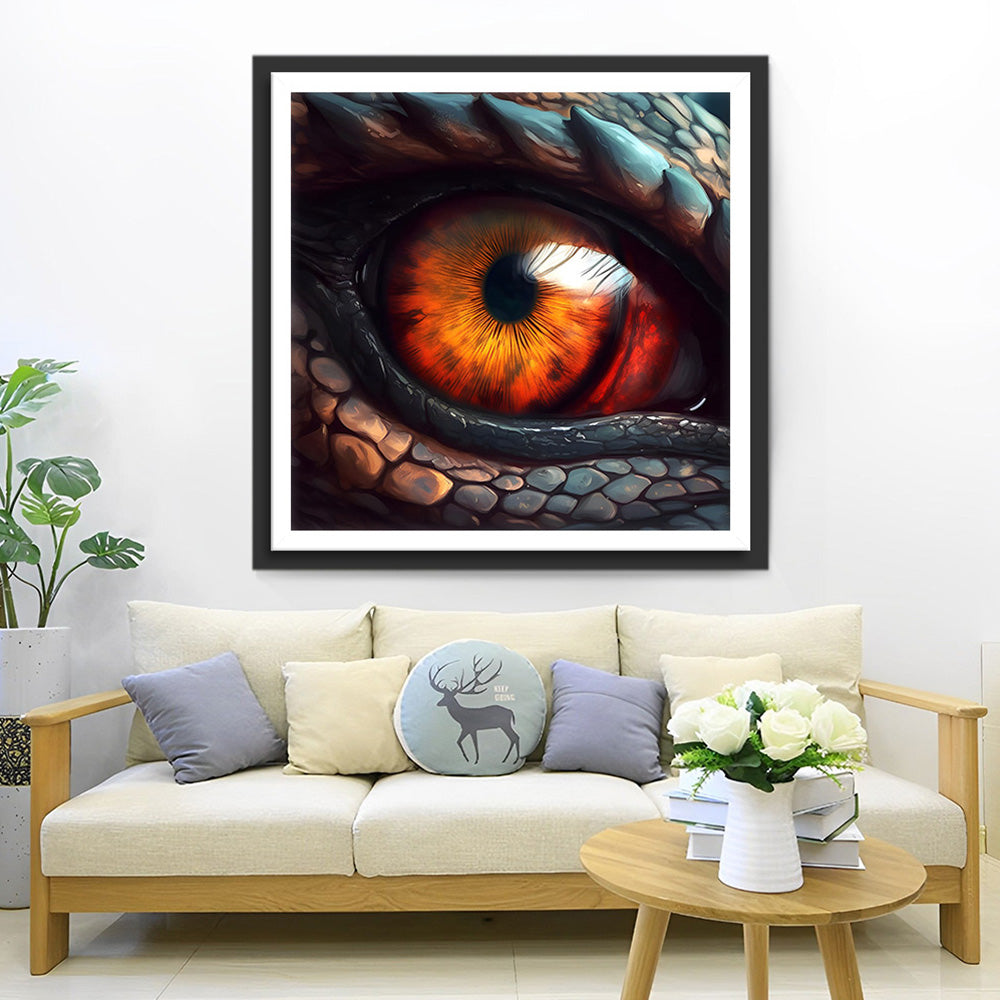 Œil de Dragon Enrage Broderie Diamant