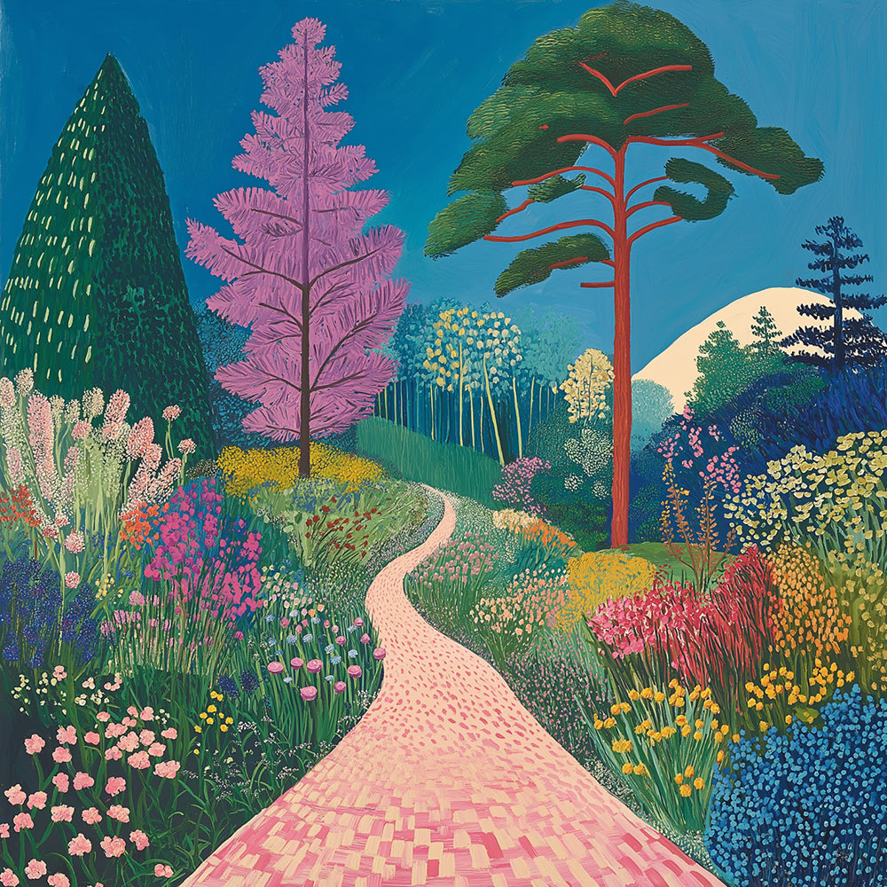 Champs de Printemps Broderie Diamant