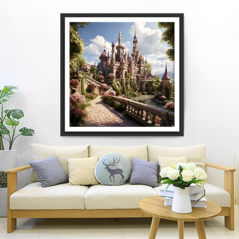 Château de Jardin Broderie Diamant