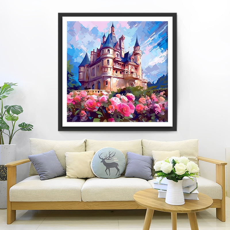 Château de Roses Roses Broderie Diamant