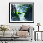 Château sur les Montagnes Sauvages Broderie Diamant