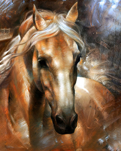 Cheval Fort Broderie Diamant
