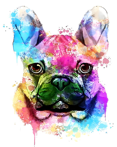 Chien En Colère Broderie Diamant