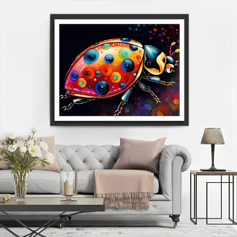 Coccinelle Broderie Diamant