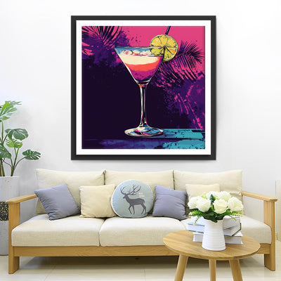 Cocktail de Jus de Citron Broderie Diamant