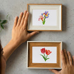 Collection de Fleurs 12 Pièces – Kit de Broderie Diamant Mini