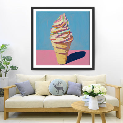 Cornet à la Crème Broderie Diamant