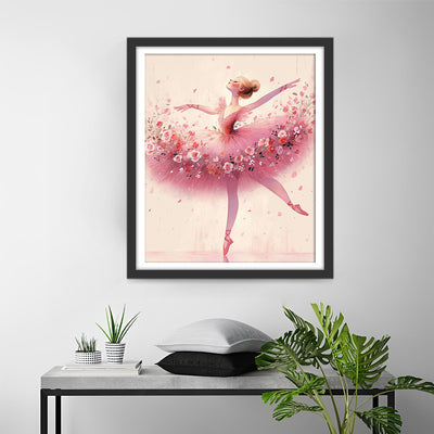 Danseuse de Ballet elegante Broderie Diamant