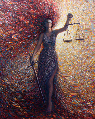 Déesse de la Justice Broderie Diamant