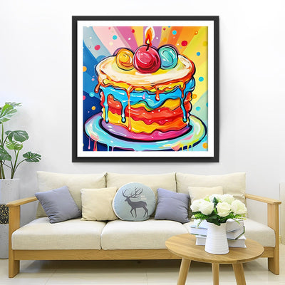 Délicieux Gâteau d’Anniversaire Broderie Diamant
