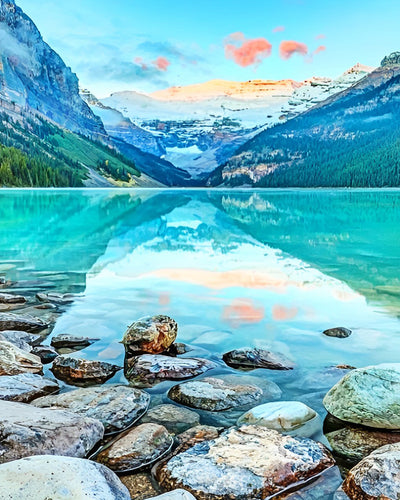 Eau de Montagne Claire Broderie Diamant