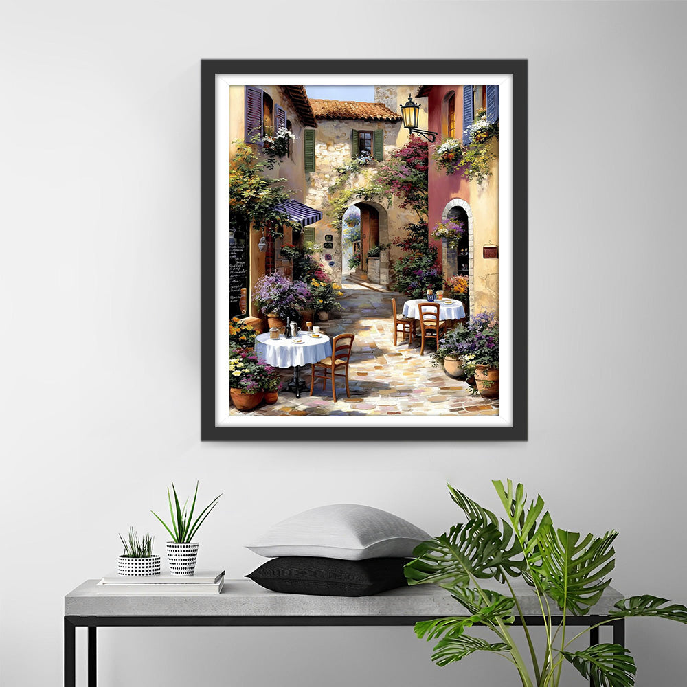 Échoppe de Petit-déjeuner dans la Ruelle Broderie Diamant