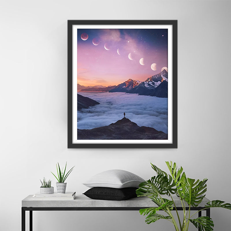 Eclipse Solaire Broderie Diamant