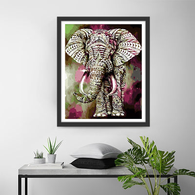 elephant à Motifs Broderie Diamant