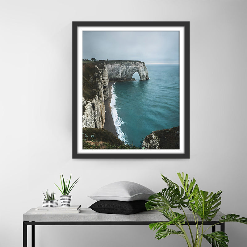 Falaise et Mer Broderie Diamant