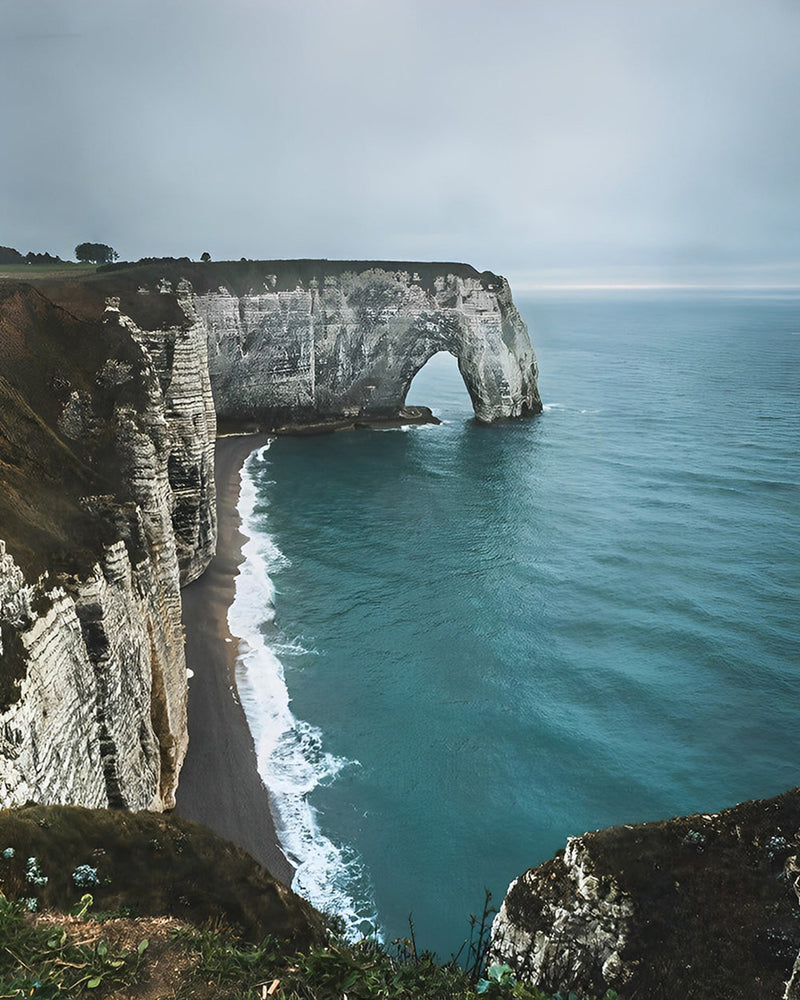 Falaise et Mer Broderie Diamant