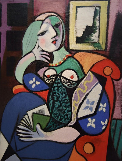 Femme Abstraite Élégante Broderie Diamant