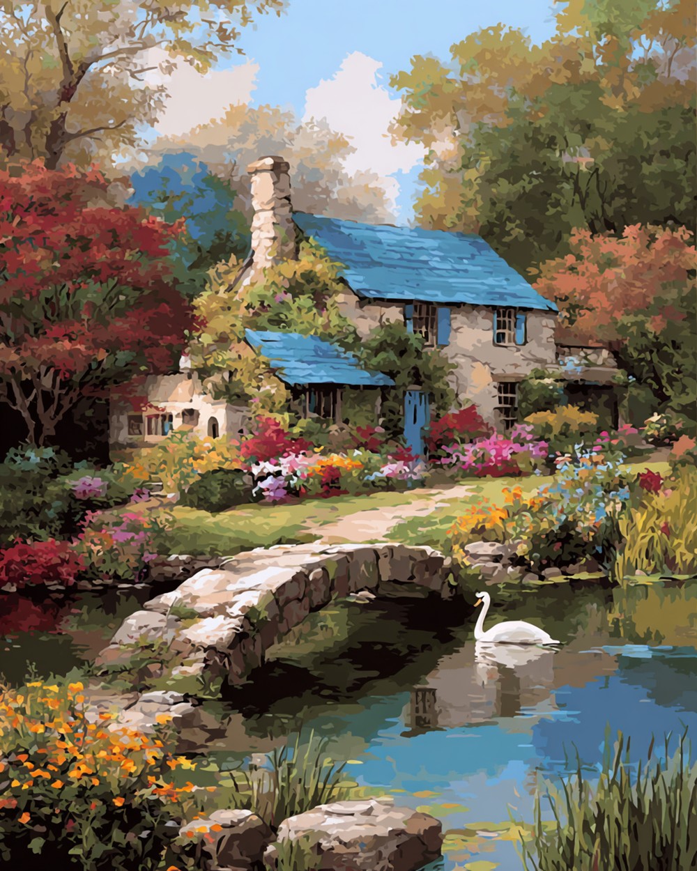 Ferme d'Été Broderie Diamant