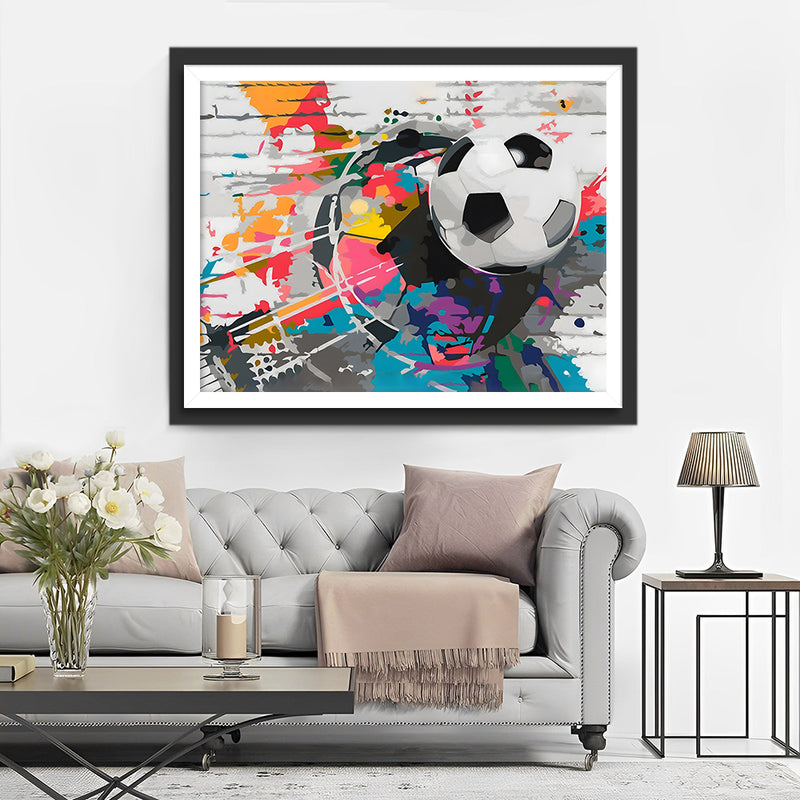 Football Broderie Diamant