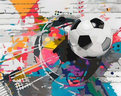 Football Broderie Diamant