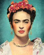 Frida Kahlo Souriant Broderie Diamant