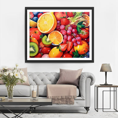 Fruits Abondants Broderie Diamant