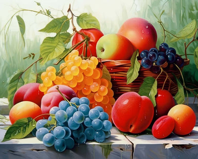 Fruits Colorés Broderie Diamant