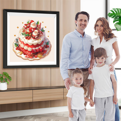 Gâteau de Noël Broderie Diamant