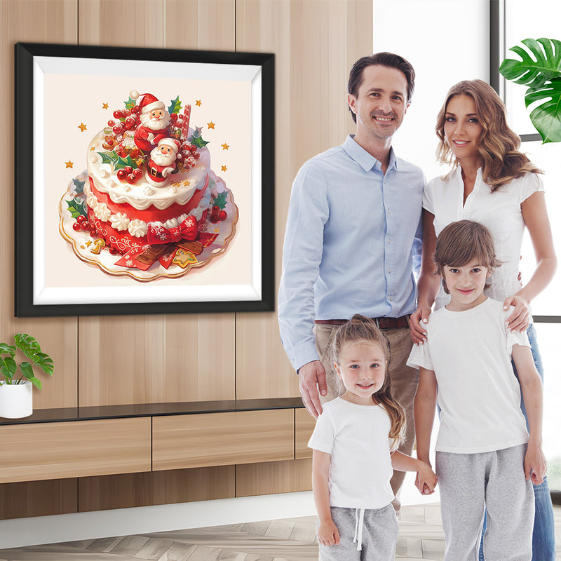 Gâteau de Noël Broderie Diamant