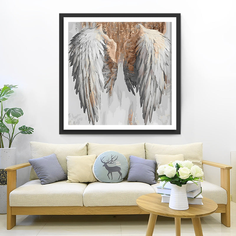 Grandes Ailes d’Ange Broderie Diamant
