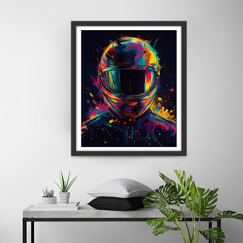 Guerrier de l’Espace dans le Noir Broderie Diamant