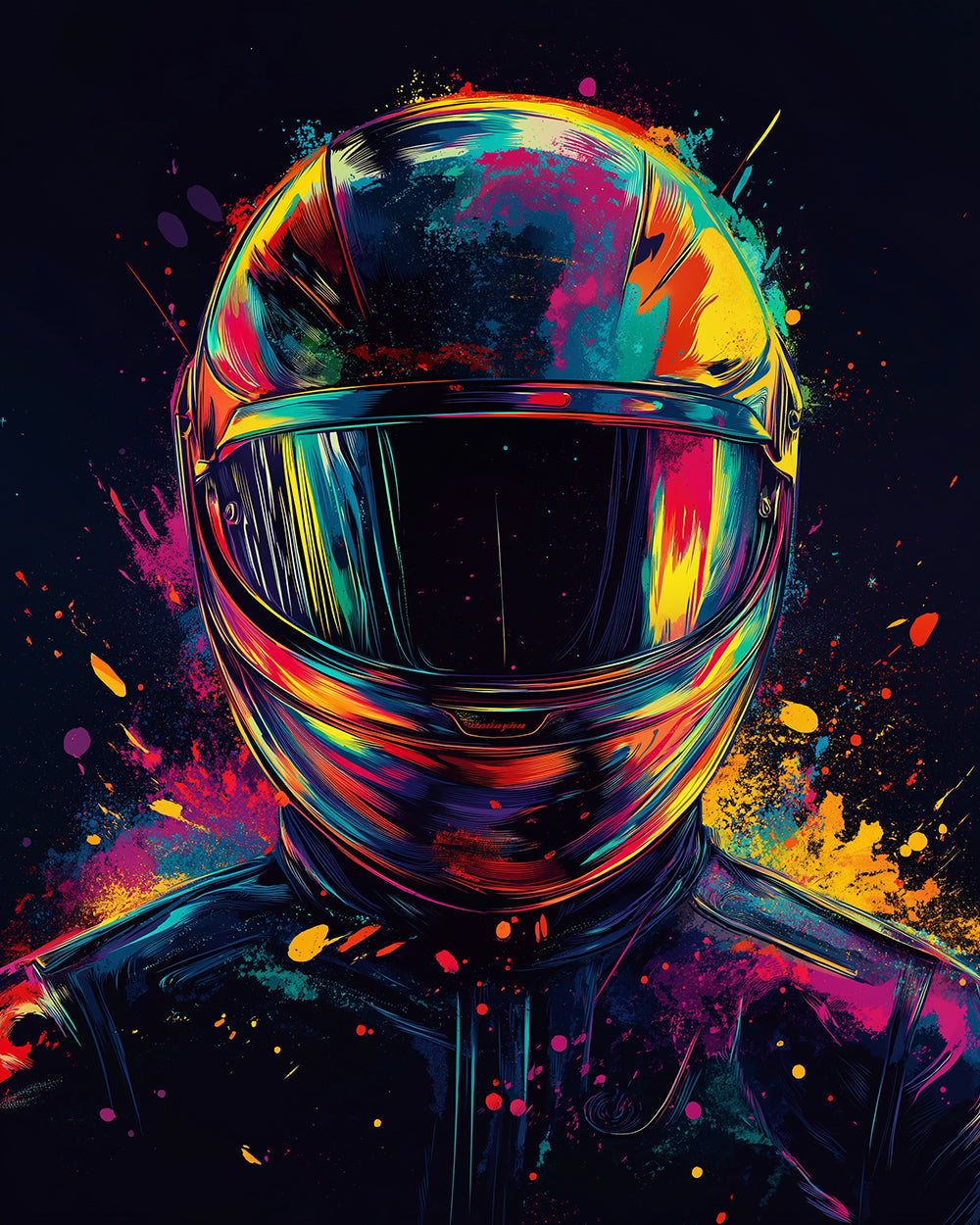 Guerrier de l’Espace dans le Noir Broderie Diamant