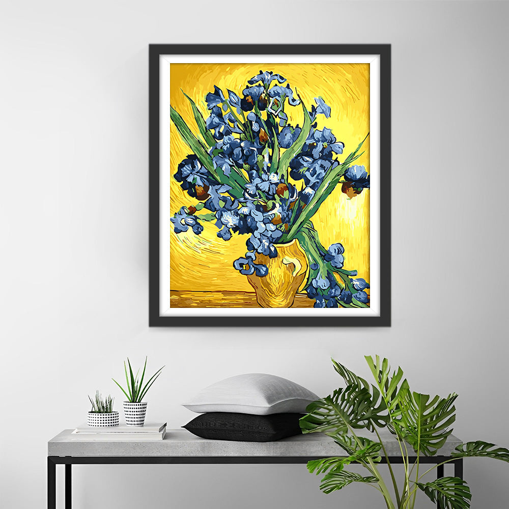 Iris Style Van Gogh Broderie Diamant