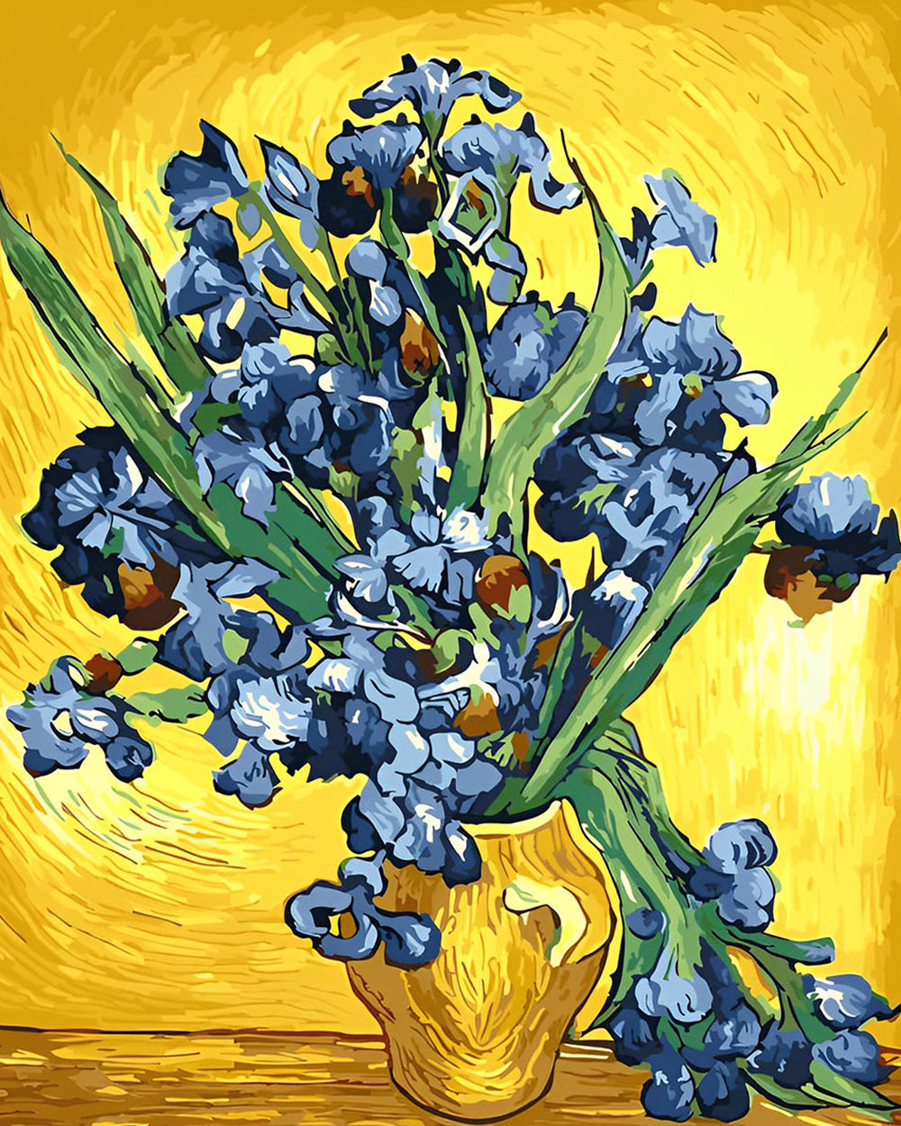 Iris Style Van Gogh Broderie Diamant