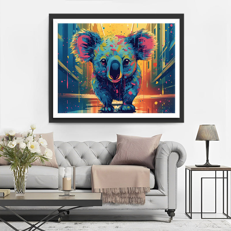 Koala dans la Ville Broderie Diamant