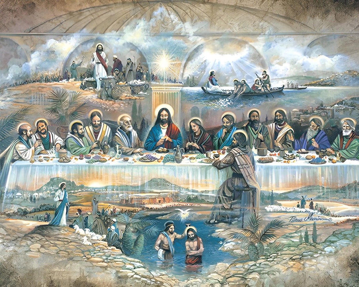 La Cène Broderie Diamant