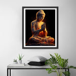 La Radiance de la Statue de Bouddha Broderie Diamant