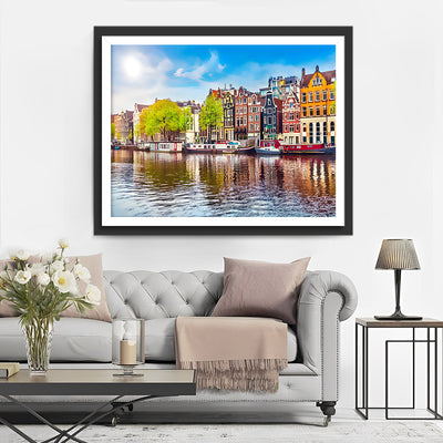 La Ville d'Amsterdam Broderie Diamant