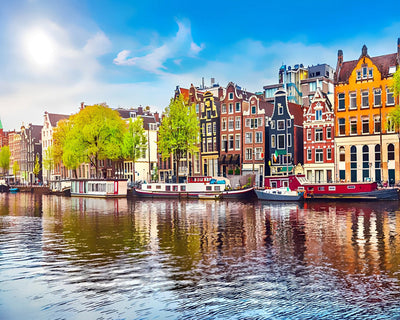 La Ville d'Amsterdam Broderie Diamant