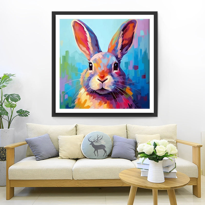Lapin HebÉté Broderie Diamant
