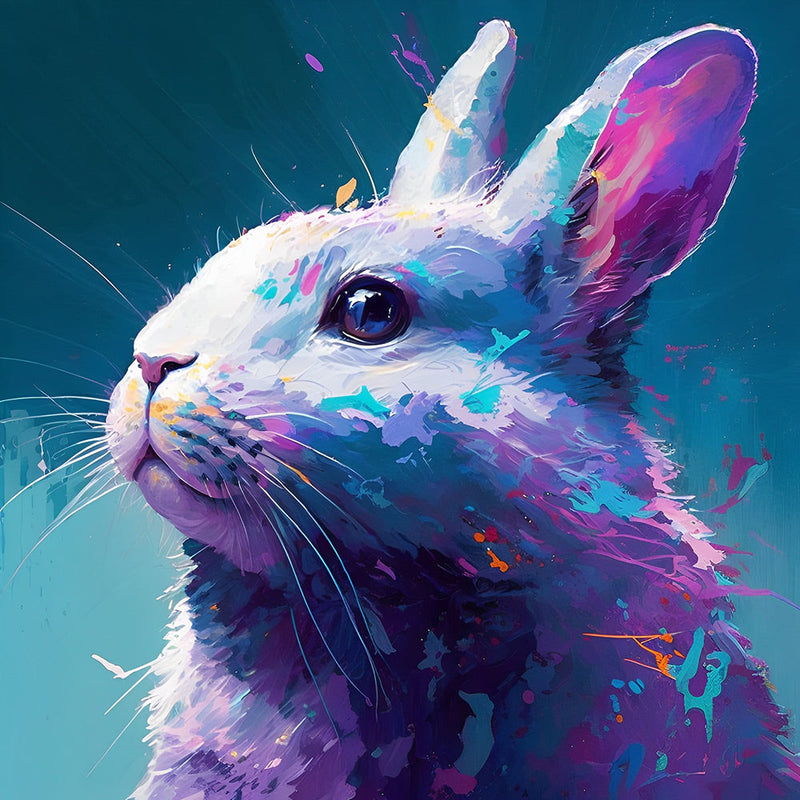 Lapin Intelligent Broderie Diamant