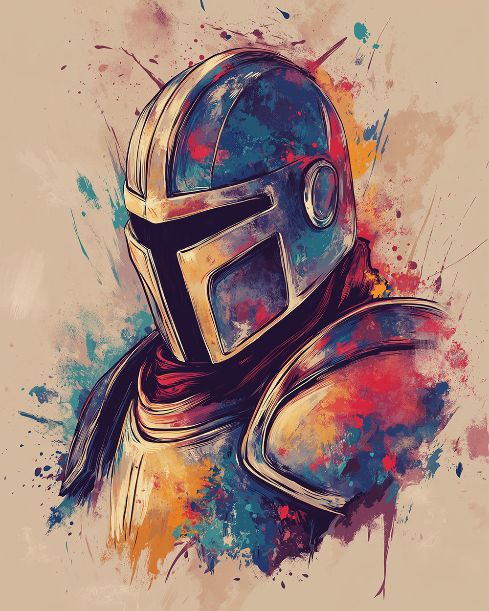 Le Cool Guerrier de l’Espace Broderie Diamant